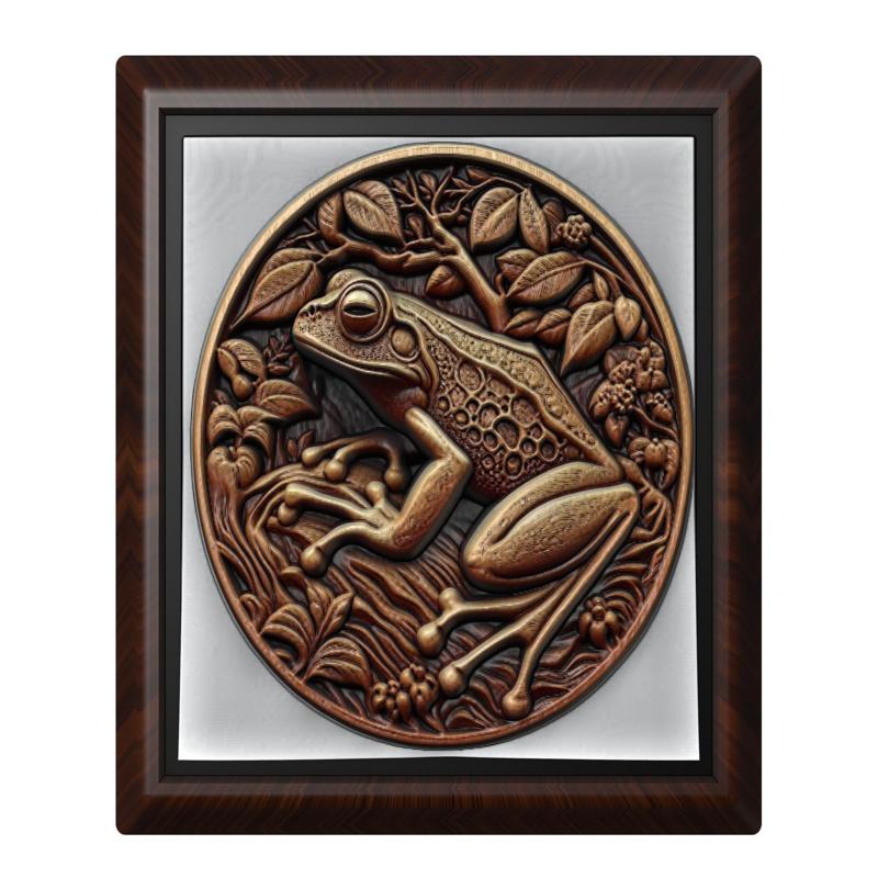 Frog animal wall art relief wall decor