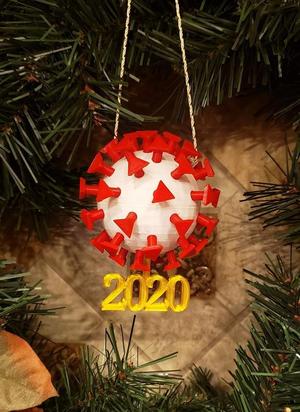 Covid-19/Coronavirus Christmas Ornament 