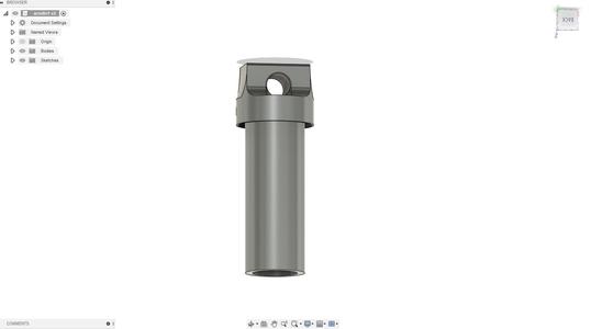 GFK Tube Antenna wire mount
