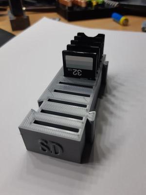 Modular SD-card holder