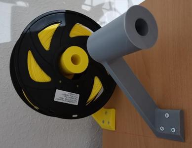 Spool holder wall mounted