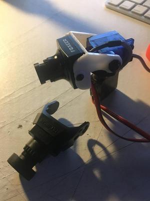 HS1190/77 adapter for Fatshark pan and tilt.