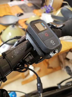 Gopro remote handlebar mount