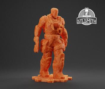 Dominic Santiago Winter Gears of War OT Miniature STL