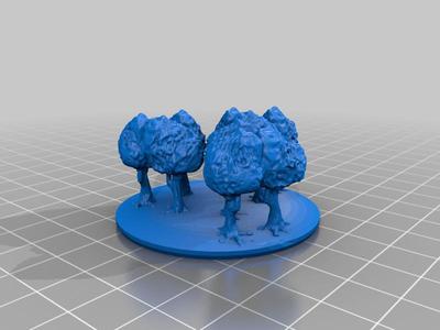 Warmaster wargaming trees