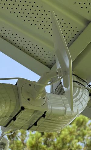 Solar Charger Gutter mount