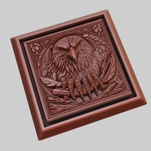 Eagle Animal 3D Model for CNC Router Laser & 3D Printer