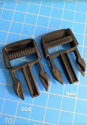 Mission Workshop 1 inch Side-Release Male Buckle/Bag Clip