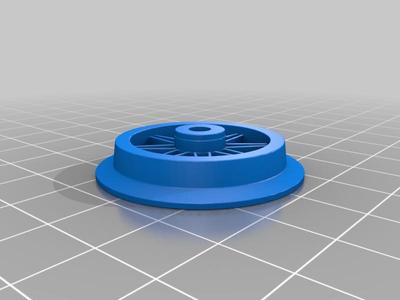 Lazer Train Wheel - 1/8 axle - tapered
