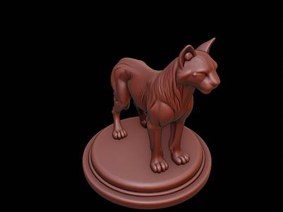 lynx Animal Figure Printable