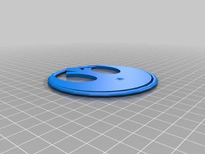 Final 3d design - Custom Star Wars coaster