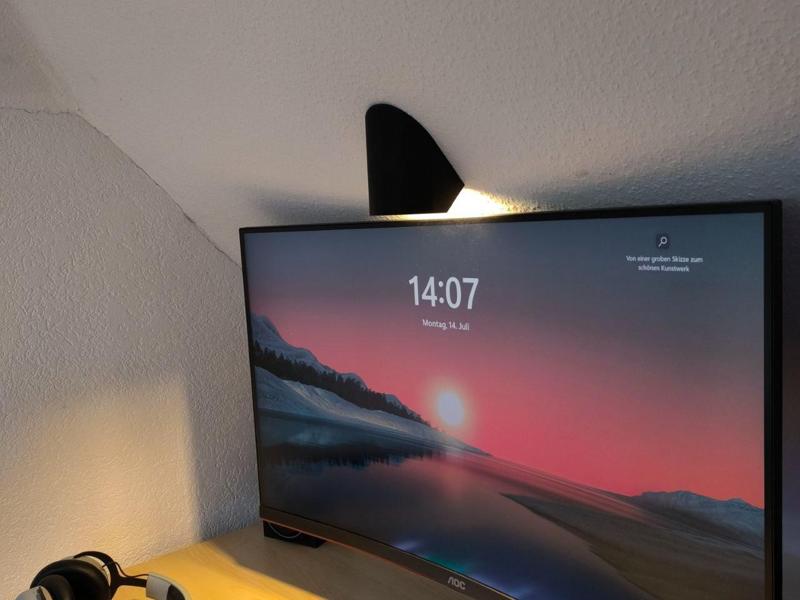 Sloped Roof Ceiling Light – 45° – for Lamp Kit 001