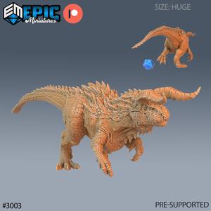 Carnotaurus Running ‧ DnD Miniature ‧ Tabletop Miniatures ‧ Gaming Monster ‧ 3D Model ‧ RPG ‧ DnDminis ‧ STL FILE