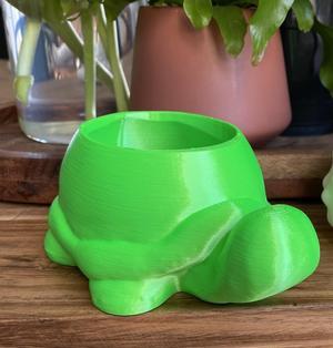Cute Turtle Planter - No Supports