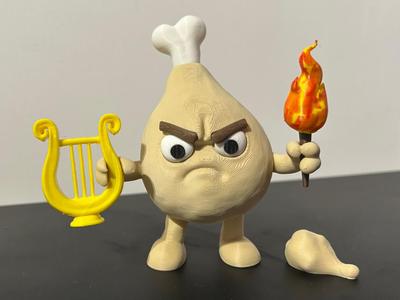 Apellone di pollopelle - Articulated toy