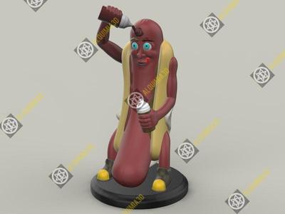 Hot dog man
