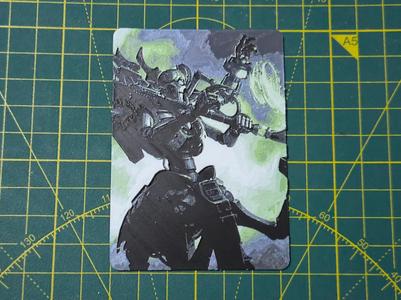 MTG Commander Deck Box inlay Necron Hueforge