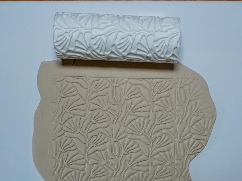 Texture Roller Flowers Pattern Polymer Clay
