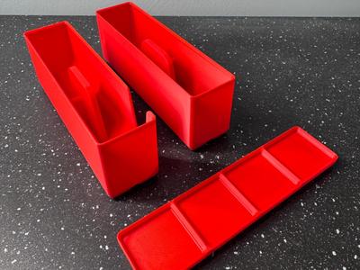 Gridfinity Glasses Holder Stackable with Lid