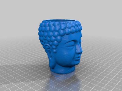 Buddha Head Planter