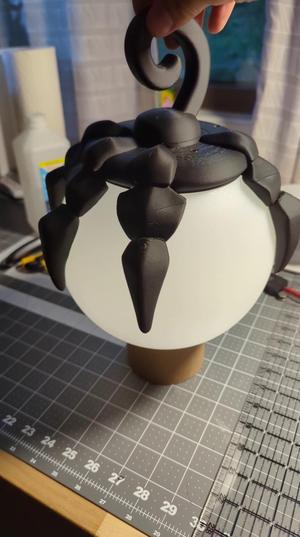 Skeleton Finger Globe Holder Lantern