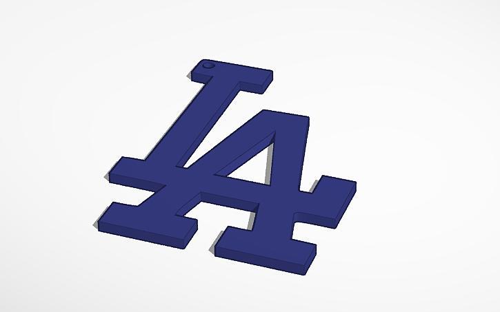 Keychain LA Dodgers Logo