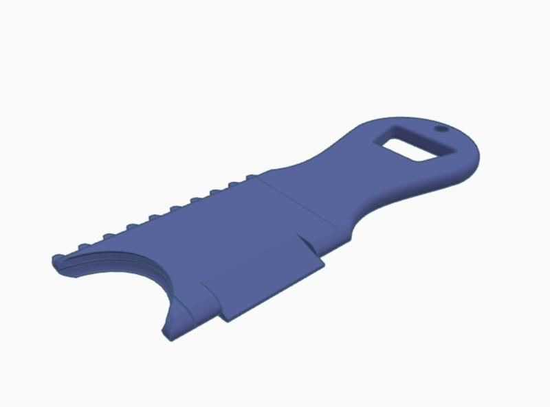 Surf Board Wax Comb Scraper