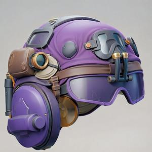 Sci-Fi Pilot Helmet 3D Model STL Printable