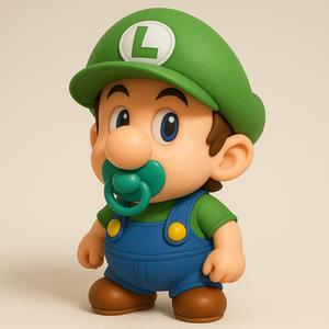 baby luigi from mario cart spinoff