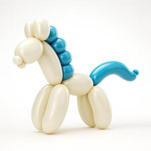 Pony Horse Balloon Decoration Props Second Life toy