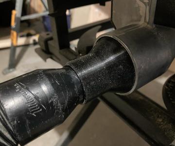 Milwaukee Vacuum 0880-20 to 1.5" / 2.5" Tool Adapter