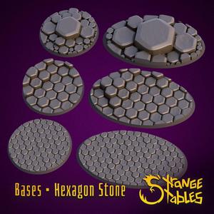 Bases - Hexagon Stone | Columnar Basalt | Volcanic Stone