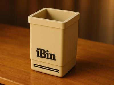 iBin | Apple Like Mini Desktop Trash Can