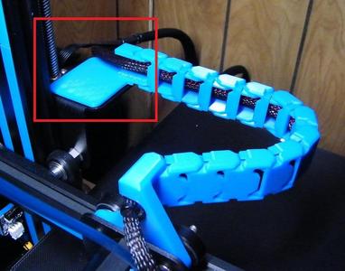 Ender 3 V2 Extruder block off plate
