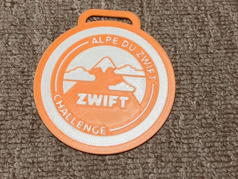 Zwift Medal - Alp Du Zwift Challenge