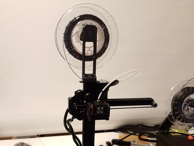 Two Parts Spool Holder for TEVO Michelangelo