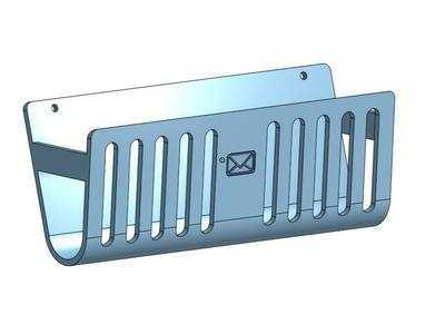 Wall letter case