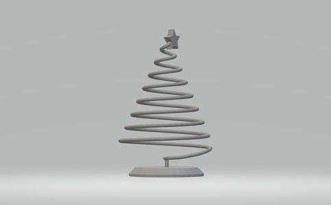 Christmas tree spiral