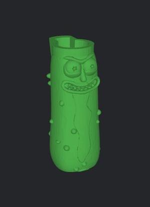 CLIPPER LIGHTER CASE - PICKLE RICK