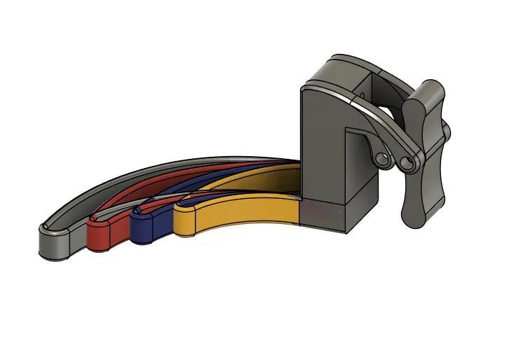 Springed door stopper shower   