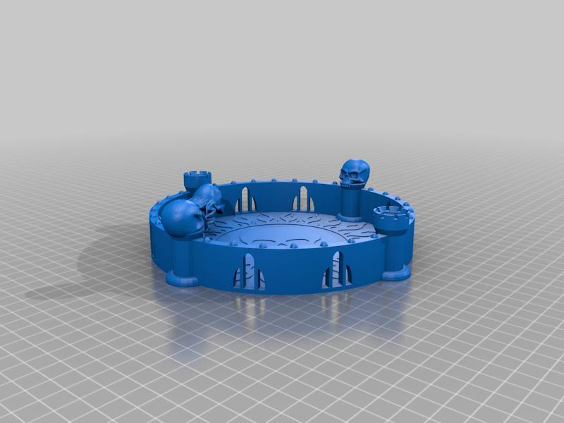 Ghoulish Citadel Dice Tray For Dungeons & Dragons and other Tabletop Games - Ghoul