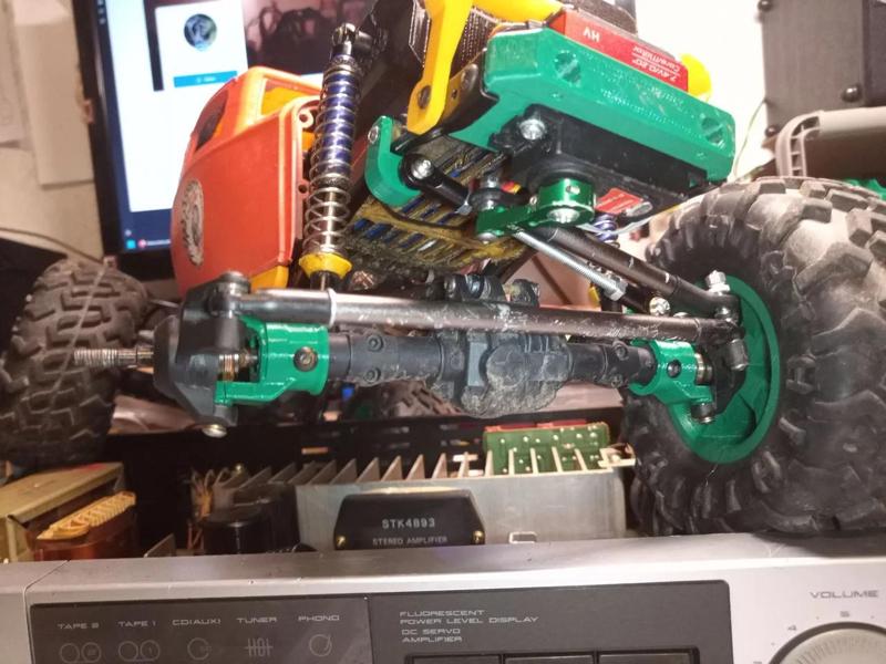 SCX10 ting tong 14, 16, 20° C-HUB + 3 links mod   