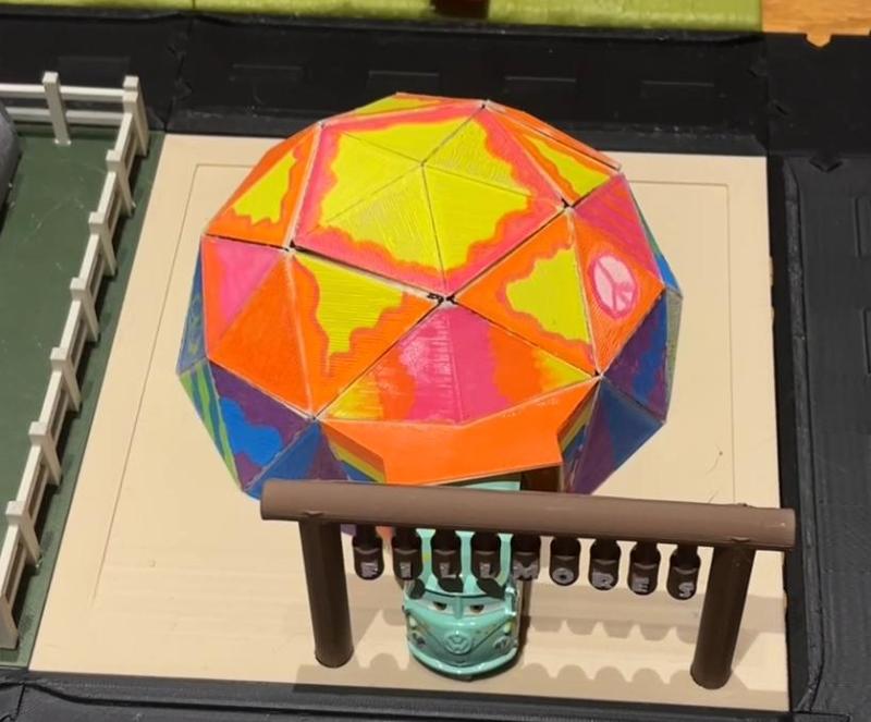 Pixar Cars Radiator Springs Fillmore's Taste-in Playset