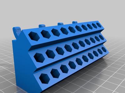 hex bit peg mount shallow