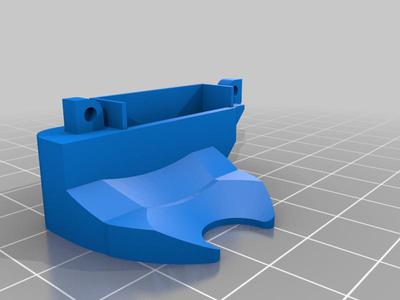 Ender 3 - Micro Swiss - Cooling Duct - Mistral E remix