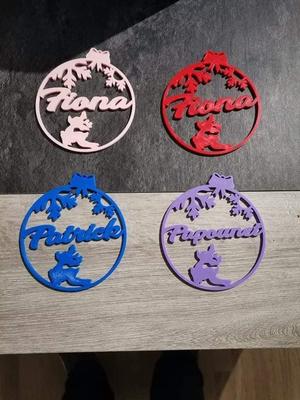 Christmas bauble - Package of 8 names