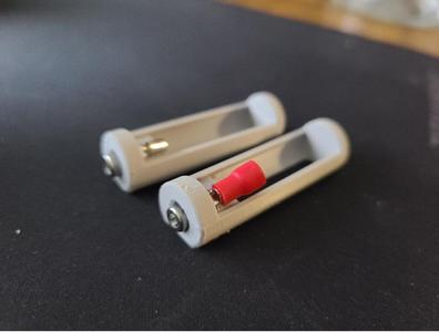 AA Battery Dummy with electrical connection
