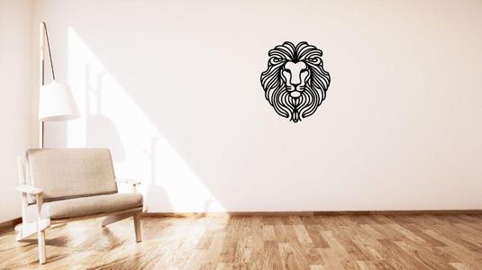 Lion's head wall or table decoration
