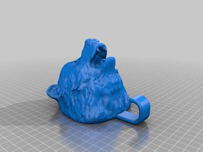 Bear Head with Hook