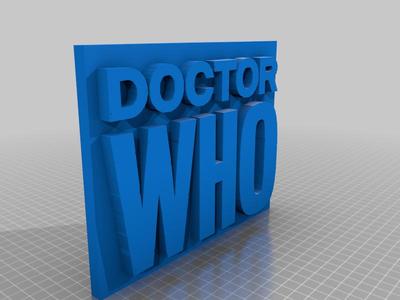Doctor Who 1963 Logo - William Hartnell